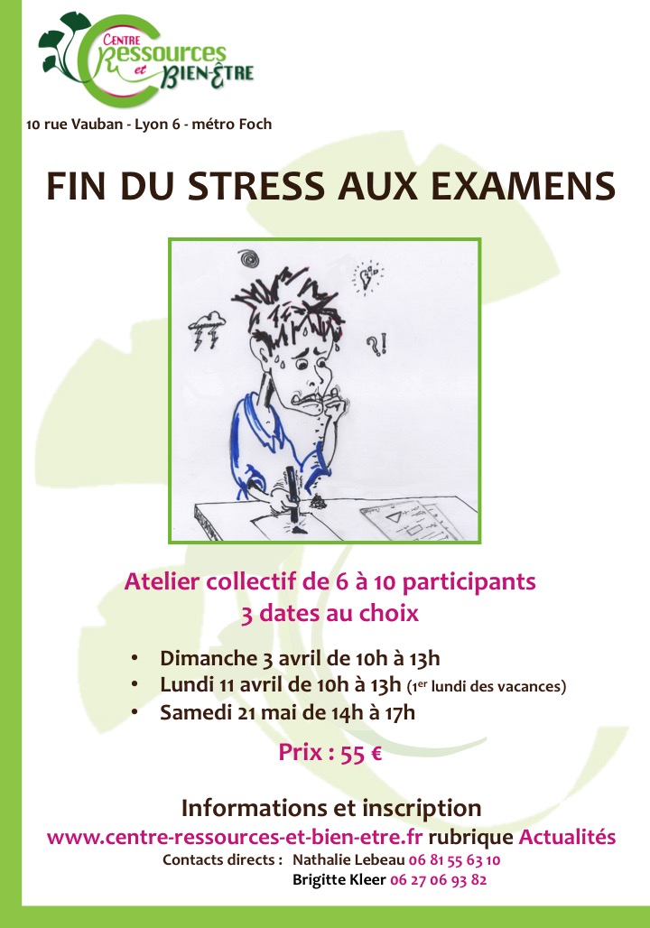 Atelier Fin du Stress aux Examens